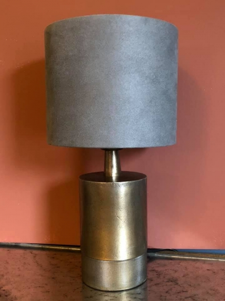 Bronze Mini Lamp & Shade Image
