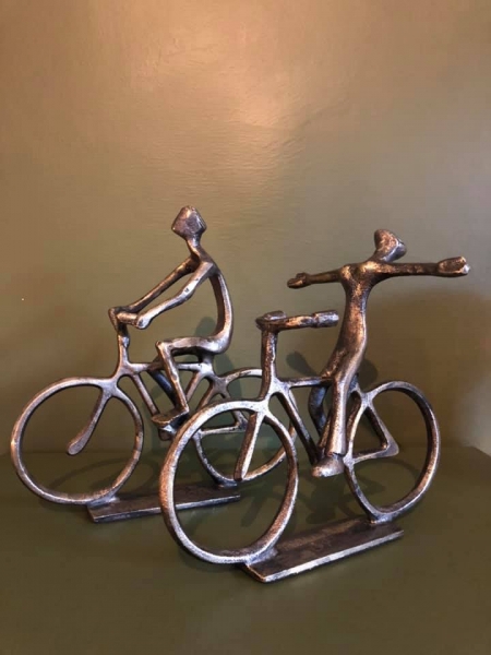 Pair Of Cyclists Image