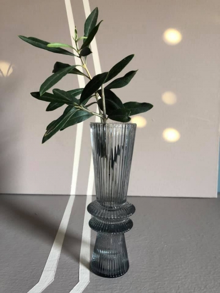 Smoke Glass Candle/Vase L Image