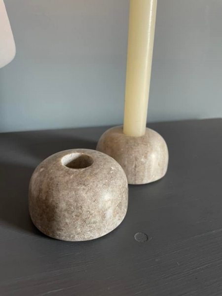 Marble Dinner Candle Hold Image
