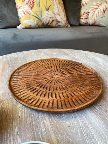 Texture Wood Tray Image