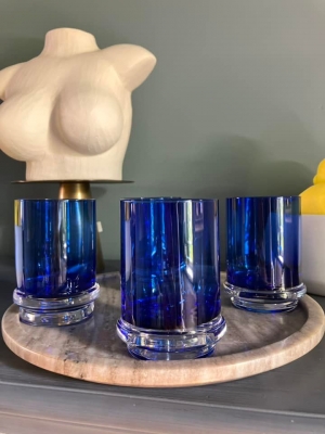 Set of 4 Azure Glasses Image