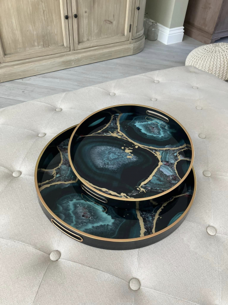 Teal Midnight Tray Small Image