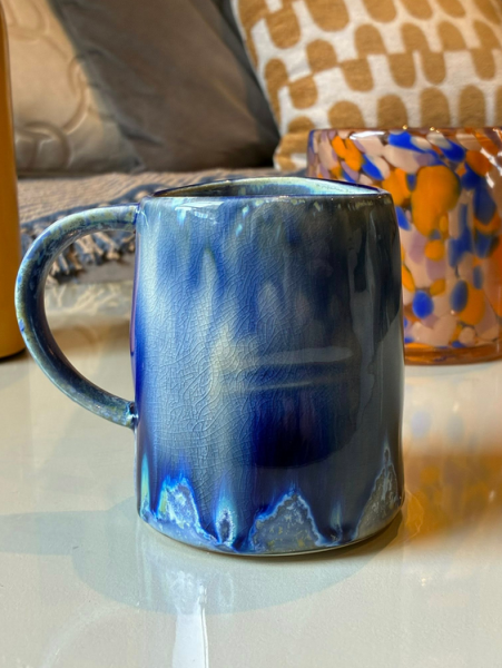 Navy Acid Glaze Mug  Image