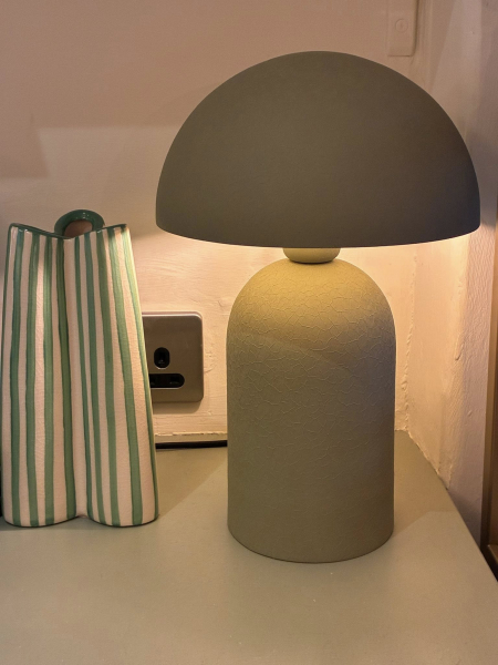 Sage Mushroom Lamp Image
