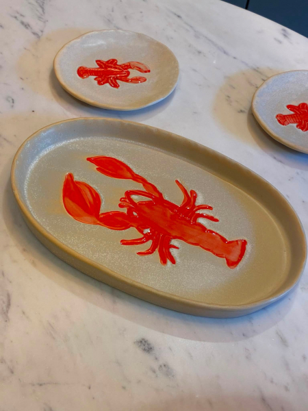 Lobster Oval Dish Image