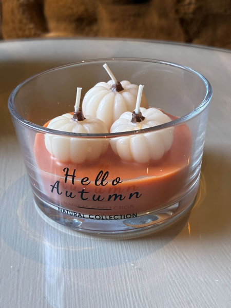 Pumpkin Candle Nutmeg Image