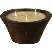 GIANT WOODEN BOWL CANDLE Image