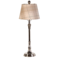 BEIGE TARTAN LAMP Image
