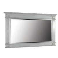GREY FAYENCE OVERMANTEL MIRROR Image