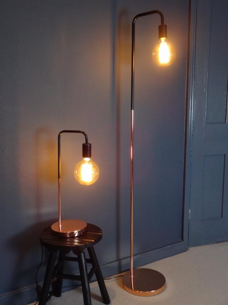 Rosé Vintage Bulb Floor Lamp Interior, Big Light Bulb Floor Lamp
