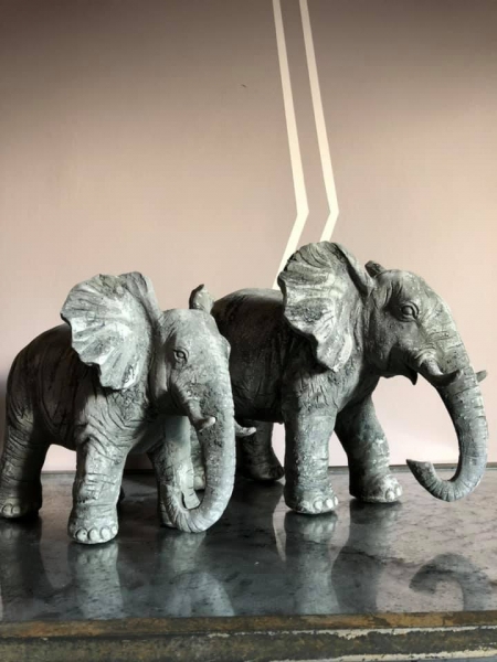 Distressed Elephant (S) Image