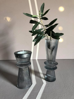 Smoke Glass Candle/Vase S Image