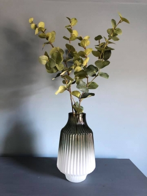 Milk Ombre Green Vase Image