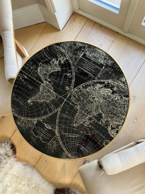 World Map Table Image