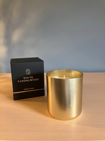 Golden Sandalwood Candle Image