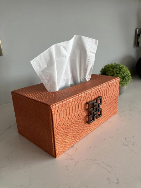 Orange Tissue Box Image